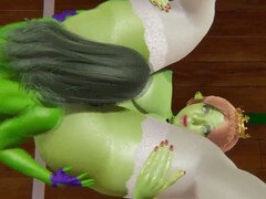 3d-porn, chunky, she-hulk