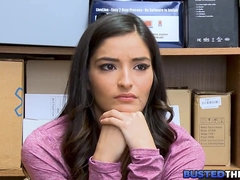 Grosse bite, Brunette brune, Queue, En levrette, Hard, Bureau, Culottes ou slips, Réalité