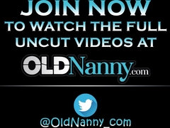 OLDNANNY Solo Grandma Amanda Fingering Her Wet Pussy