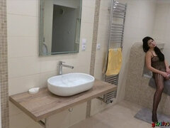 Salle de bains, Doigter, Petite amie, Cuisine, Lesbienne, Léchez, Vibromasseur, Voyeur