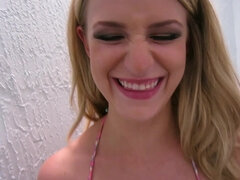 Amateur, Bikini, Blonde, Sucer une bite, Hard, Hôtel, De plein air, Adolescente