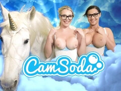 デカパイ, フェラチオ, 茶髪の, バック, 異人種間, タトゥー, オッパイの, 水中