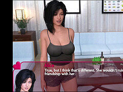 Tridimensionnel, Brunette brune, Famille