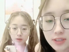 茶髪の, ディルド, Hd, レズビアン, オナニー, おもちゃ, 双子, ウェブカメラ