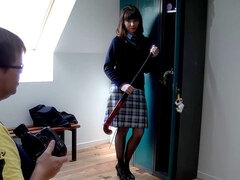 18 ans, Asiatique, Brunette brune, Mixte, Collège université, Jarretelles, Adolescente, Nénés