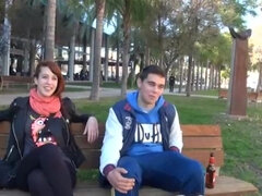18, 素人, フェラチオ, 茶髪の, 大学生, 小柄, 現実, スペイン人
