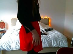 My very first video of my panties and upskirt