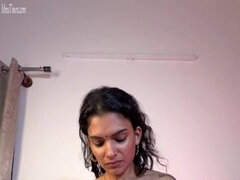 Aziatisch, Zwart, Pijpbeurt, Bruinharig, Rondborstig, Sperma shot, Huisgemaakt, Indisch