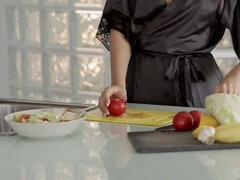 Pijpbeurt, Europees, Hardcore, Likken, Kut duiken, Roodharige vrouw, Strippen