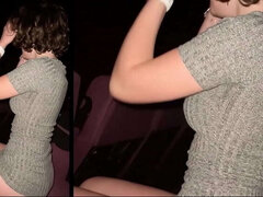 Arsch, Grosser schwanz, Blasen, Hochschule, Paar, Natürlichen titten, Dürr, Eng