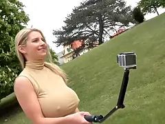 Grosse titten, Blondine, Flashen, Hd, Riesig, Milf, Schlaffe titten, Titten