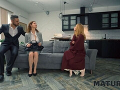 Bisexual, Ffm, Maduro, Gritar, Sorpresa, Trio