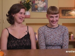 Enthousiasteling, Grote mammen, Seksspeelgoed, Duits, Lesbisch, Natuurlijke tieten, Voorbinddildo, Speelgoed