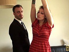 Grosser schwanz, Grosse titten, Fesselspiele, Britisch, Domination, Fetisch, Hd, Rau