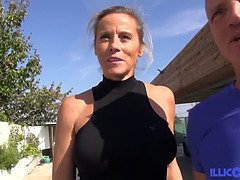 Leie, Schönheit, Blondine, Geile alte tussi, Hd, Milf, Muschi, Flotter dreier