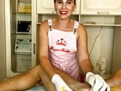 Blondine, Cfnm, Europäisch, Behaart, Handjob, Selbstgemacht, Milf, Russisch
