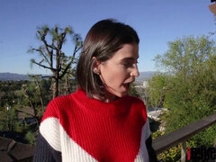 69, Noire, Blonde, Lunettes, Fille latino, Lesbienne, Adolescente, Nénés