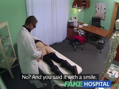 Lucianna Karel seduces and takes a creampie from a fake doctor in fake hospital