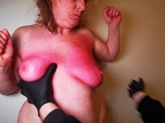 Sadomasochismus, Domination, Extrem, Erniedrigung, Schmerz, Patschen, Sklave, Titten