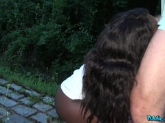 Stellung 69, Blasen, Auto, Schwarz, Familie, Latina, Im freien, Öffentlich