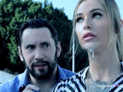 Sucer une bite, En levrette, Fétiche, 2 femmes 1 homme, Latex, Mère que j'aimerais baiser, Séduite, Jarretelles