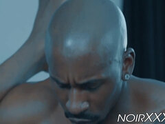 Cul, Grosse bite, Noire, Queue, Homosexuelle, Hard, Muscle, Tatouage