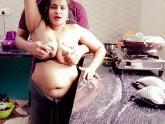 Bisexuell, Blasen, Besamung, Spermaladung, Indisch, Küche, Mutti