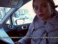 Nick Whitehard's homemade POV of debt4k: chick begs for rough sex, then gets it rough