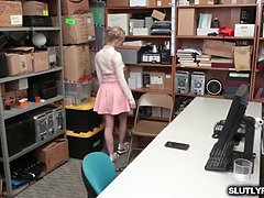 Athena getting her twat torn so hard from behind and screams as she gets screwed!