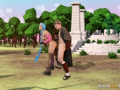 デカパイ, ブロンド, ブーツ, レザー, オマンコ, 現実, ストッキング, タトゥー