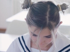 Plantureuse, Hard, Seins naturels, Pov, Russe, Élève, Professeur, Nénés