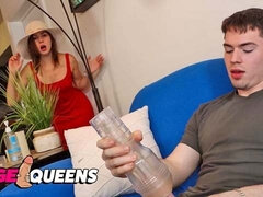 Grosse bite, Brunette brune, Collège université, Tir de sperme, Hd, Masturbation, Pov, Réalité