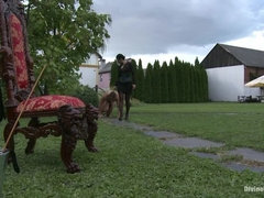 Bondage discipline sadomasochisme, Dominante vrouw, Vingeren, Vernedering, Orgasme, Pijn, Prostaat, Kut duiken