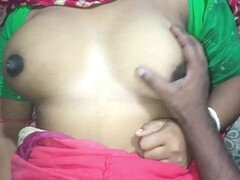 Tía, Indio, Pezones, Pequeña, Coño, Medias largas, Paja con tetas, Tetas