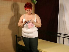 素人, ぽっちゃり, デカパイ, フェラチオ, ドイツ人, 淫乱熟女, 赤毛, 垂れ乳