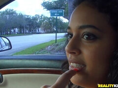 デカ尻, デカチン, デカパイ, フェラチオ, 車, バック, 黒人, アウトドア
