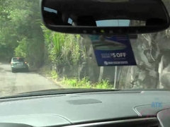 素人, フェラチオ, 指いじり, 露出狂, オーガズム, 公共, のぞき, 濡れ