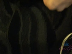 Bad, Blondine, Freundin, Absätze, Jeans, Pov, Muschi, Titten