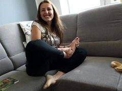 Checa, Pies, Hembra, Fetiche, Fetiche de pies, Hd, Calcetines, Solo