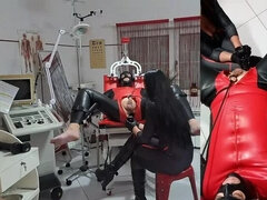 In den arsch, Sadomasochismus, Dildo, Fetisch, Erniedrigung, Latex, Herrin, Sklave