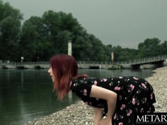 Kitzler, Fetisch, Hd, Masturbation, Zierlich, Rotschopf, Solo, Titten