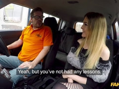 Petite learner eats instructors cum