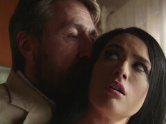 Sucer une bite, Brunette brune, Branlette thaïlandaise, Hard, Hd, Léchez, Chatte, Rasée