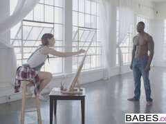 Africano, Mamada, Ébano, Interracial, Coño, Gritar, Calcetines, Adolescente