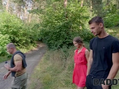 Tsjechisch, Daddy, Hd, Man, Buiten, Klein, Geschoren, Tieten likken