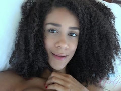 Leie, Schwarz, Blasen, Besamung, Freundin, Handjob, Orgasmus, Titten
