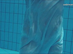 Chica, Tetas grandes, Bikini, Sexo duro, Piscina, Ruso, Adolescente, Tetas