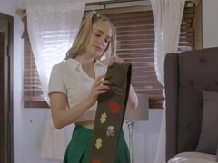 Chica, Rubia, Hermano, Estilo perrito, Fetiche, Sexo duro, Nalgadas, Adolescente