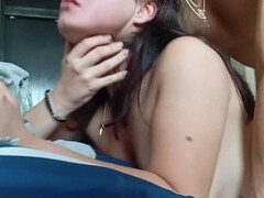 Adorable, Cul à la bouche, Gros cul, Collège université, Dortoir, Énorme, Fille latino, Nénés