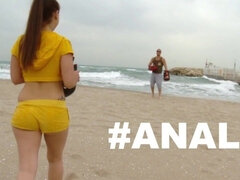 Anal, Plage, Gros cul, Sucer une bite, Hard, Hd, Public, Espagnole